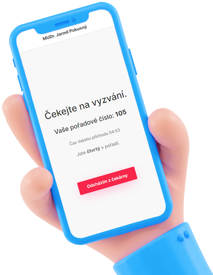 Mobilní telefon a SMART Čekárna